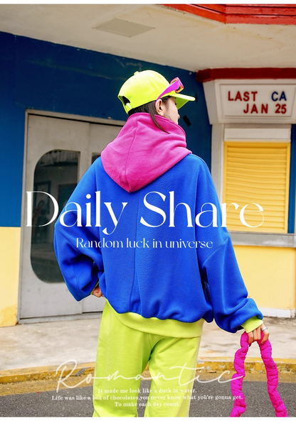 Blue Letter Dopamine Hoodie　X3411