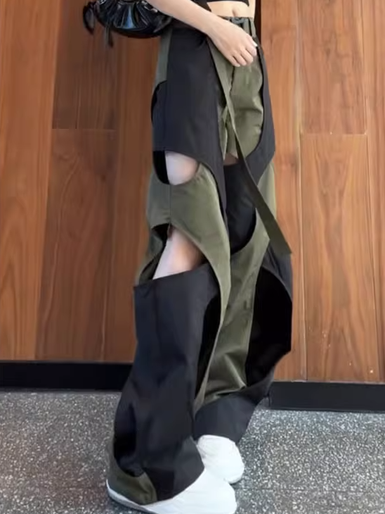 Distressed Cargo Pants X3295