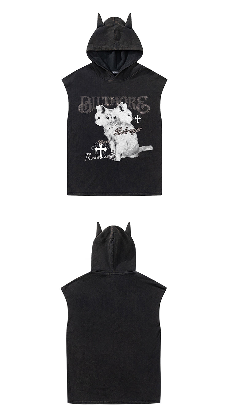 Devil Hood Sleeveless X2809