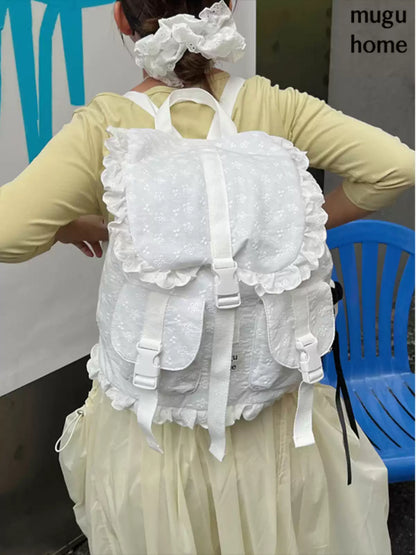 Lace Frill Backpack X3551