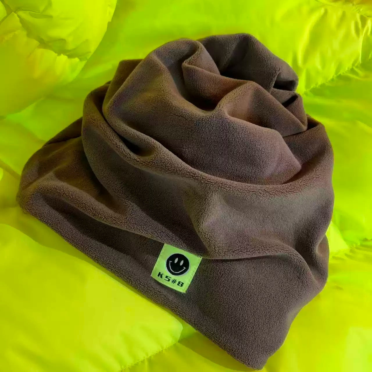 彩色Logo貼片抓絨帽 X3471