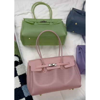 Jelly Turn-Lock Tote Bag X3560