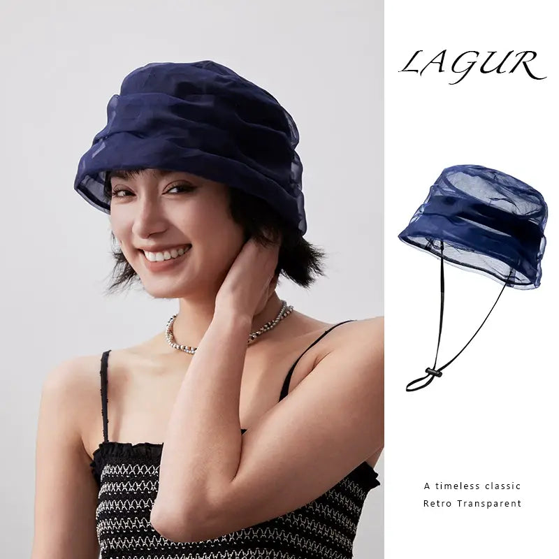 Silk Organza Bucket Hat X3554