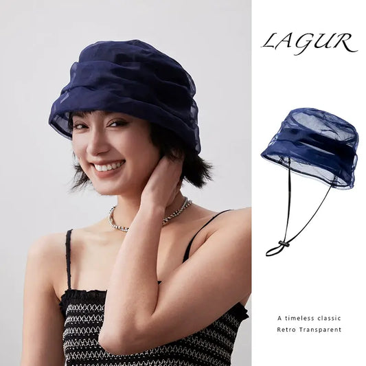 Silk Organza Bucket Hat X3554