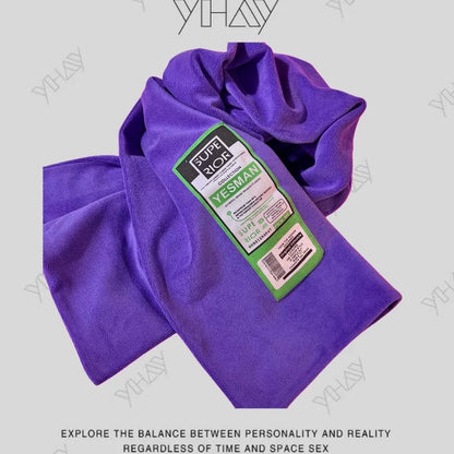 Color-Block Badge Neck Warmer Scarf X3497