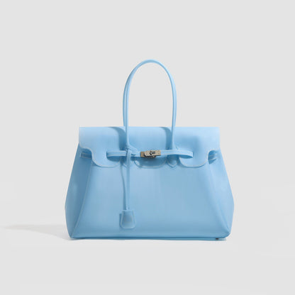 Large Capacity Matte Jelly Tote Bag X3561