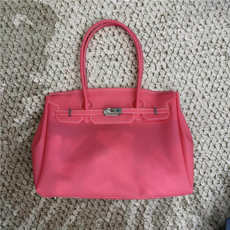 Large Jelly TPU Structured Handbag X3565