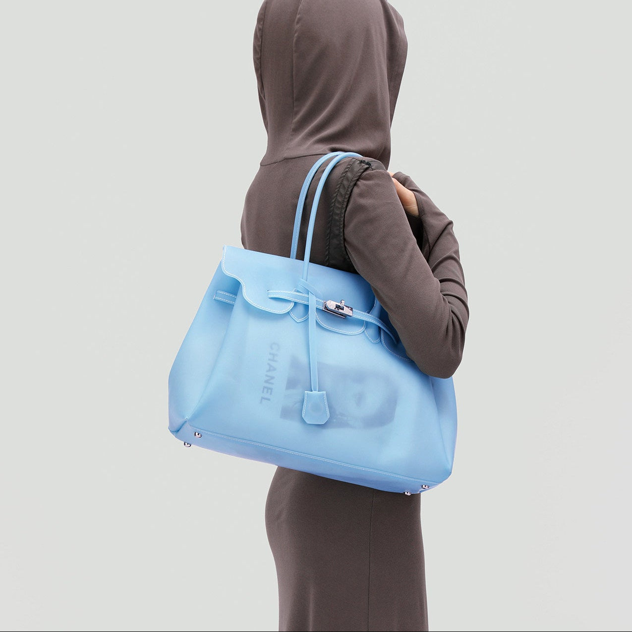 Large Capacity Matte Jelly Tote Bag X3561