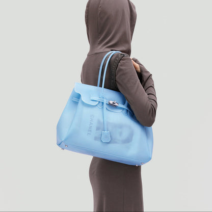 Large Capacity Matte Jelly Tote Bag X3561