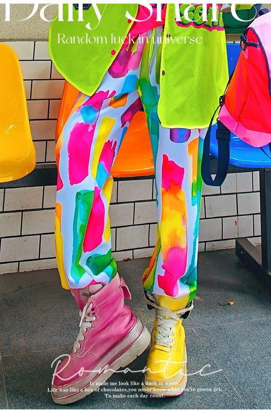 彩色貼片Logo連帽衫 X3467