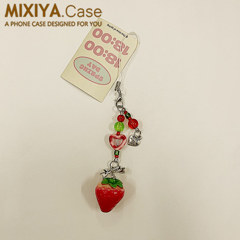 Cute dessert and fork  spoon pendant　X3069