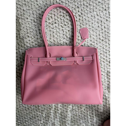 Large Jelly TPU Structured Handbag X3565