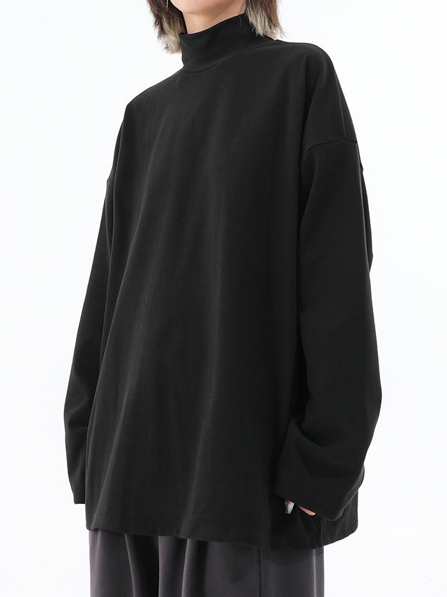 Turtleneck Long-Sleeved Sweatshirt　X3204