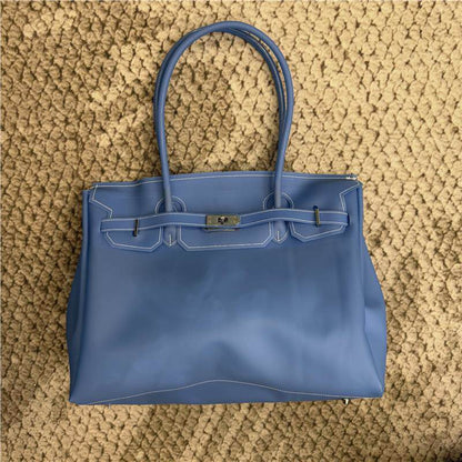 Large Jelly TPU Structured Handbag X3565
