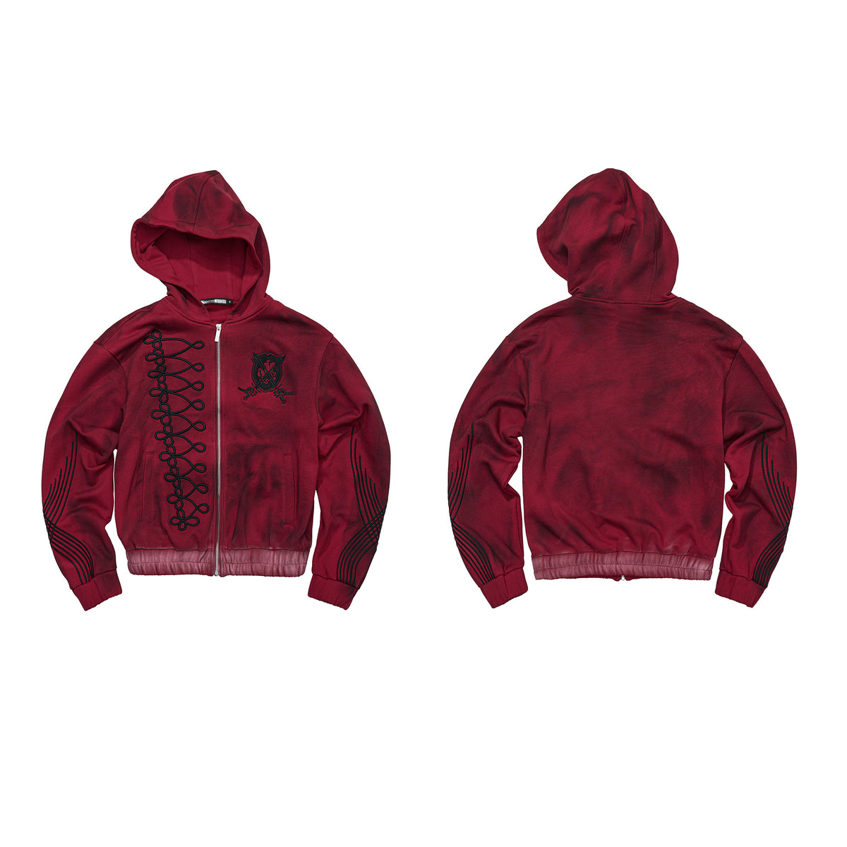 Napoleon Embroidery Hoodie and Pants　X3696