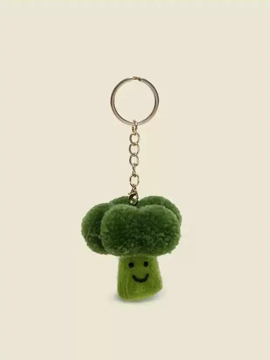 Creative fresh green broccoli doll pendant X3064