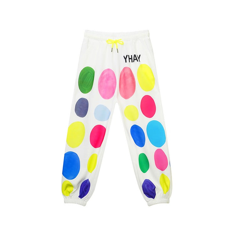 彩色波點運動褲 X3465