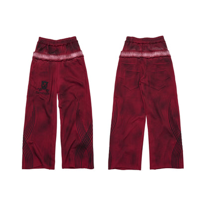Napoleon Embroidery Hoodie and Pants　X3696