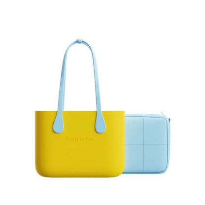 Large Capacity Lightweight EVA Tote Bag with Pouch　X3527