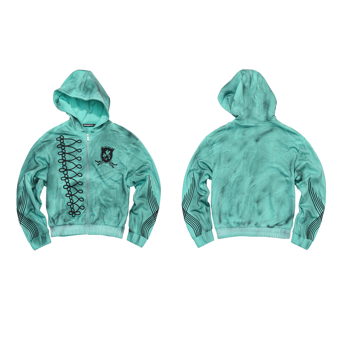 Napoleon Embroidery Hoodie and Pants　X3696