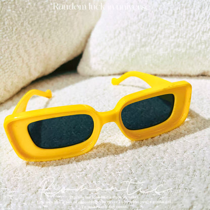 Dopamine Color Square Sunglasses　X3541