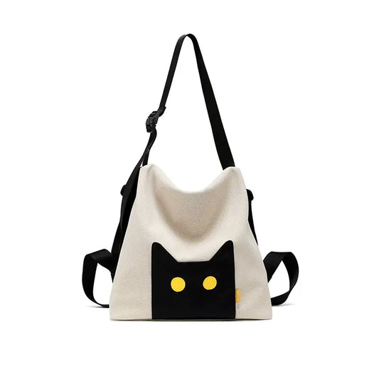 Black Cat 2WAY Tote Backpack　X3534