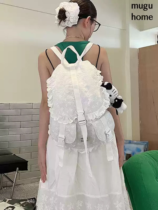 Lace Frill Backpack X3551