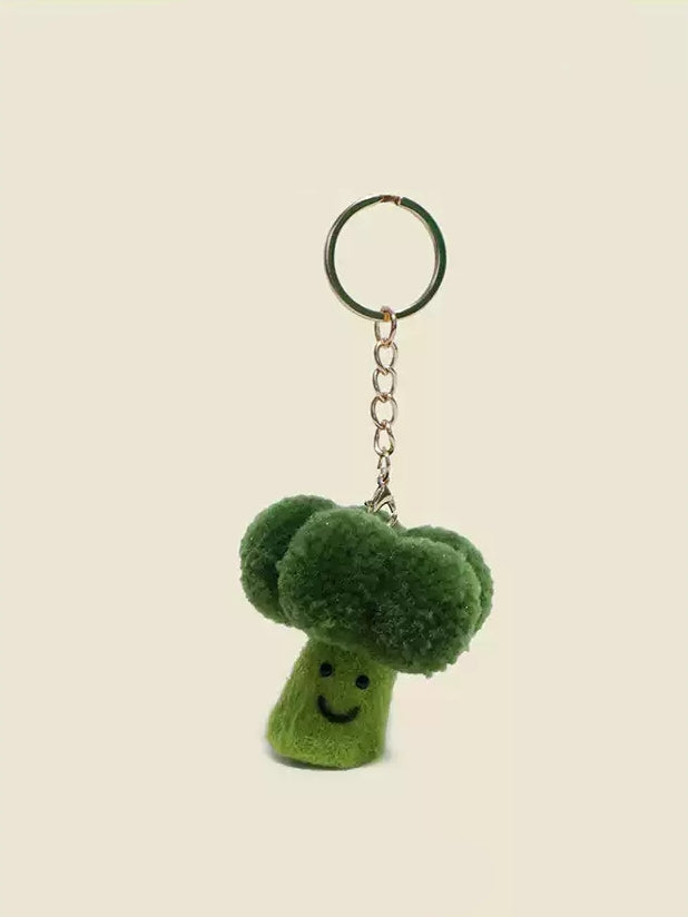 Creative fresh green broccoli doll pendant　X3064