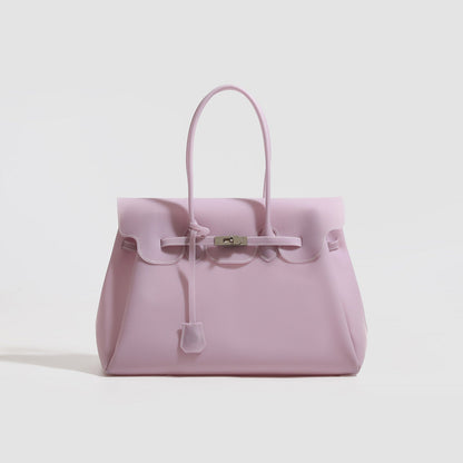Large Capacity Matte Jelly Tote Bag X3561