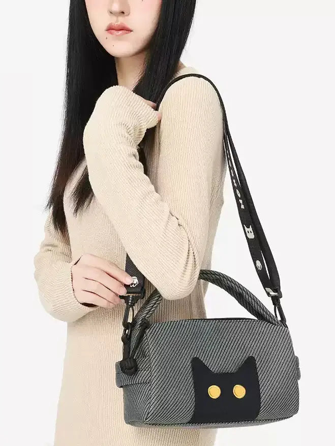Black Cat Mini Shoulder Bag　X3536