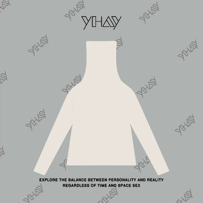 Fluorescent Color-Block Fleece High-Neck Top X3474