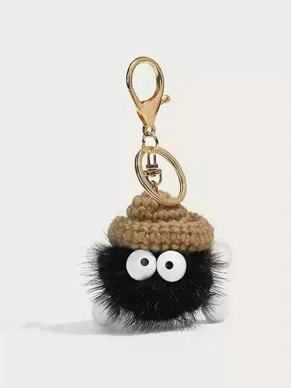 Cute mink hairball doll pendant keycharm　X3074