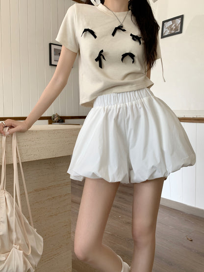 Cloud Bubble Lantern Skirt Pants　X3227