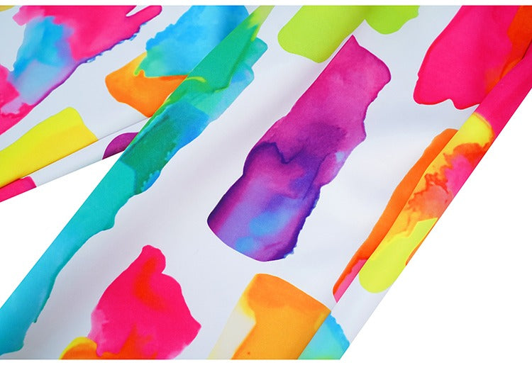 彩色貼片Logo連帽衫 X3467