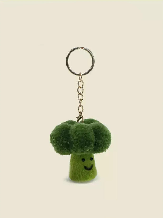 Creative fresh green broccoli doll pendant　X3064