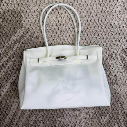 Large Jelly TPU Structured Handbag X3565