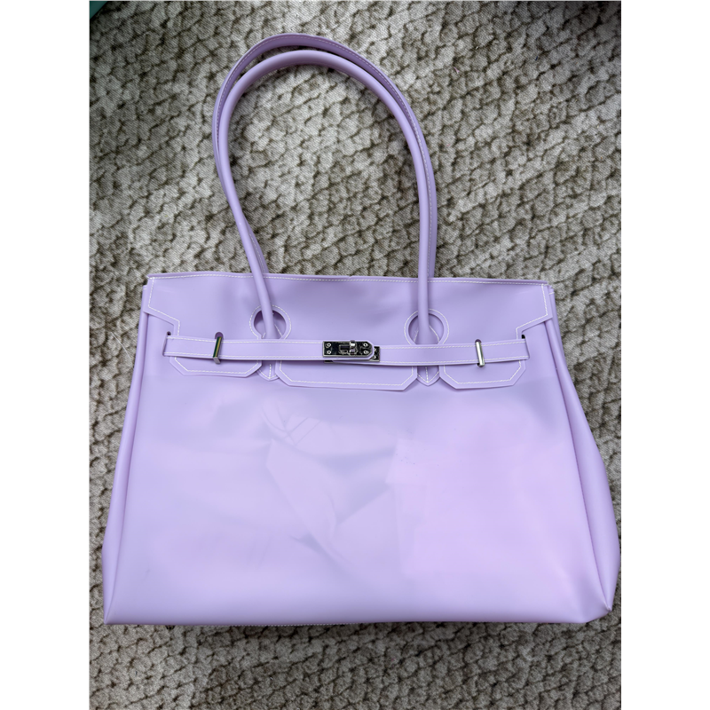 Large Jelly TPU Structured Handbag X3565