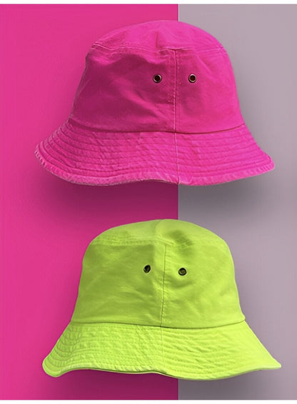 Neon Color Bucket Hat　X3542