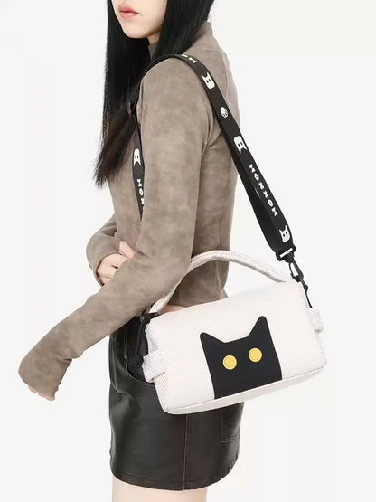 Black Cat Mini Shoulder Bag　X3536