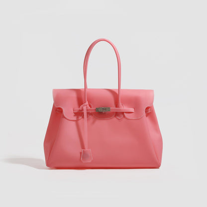 Large Capacity Matte Jelly Tote Bag X3561