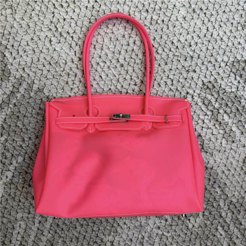 Large Jelly TPU Structured Handbag X3565