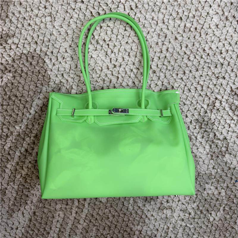Large Jelly TPU Structured Handbag X3565