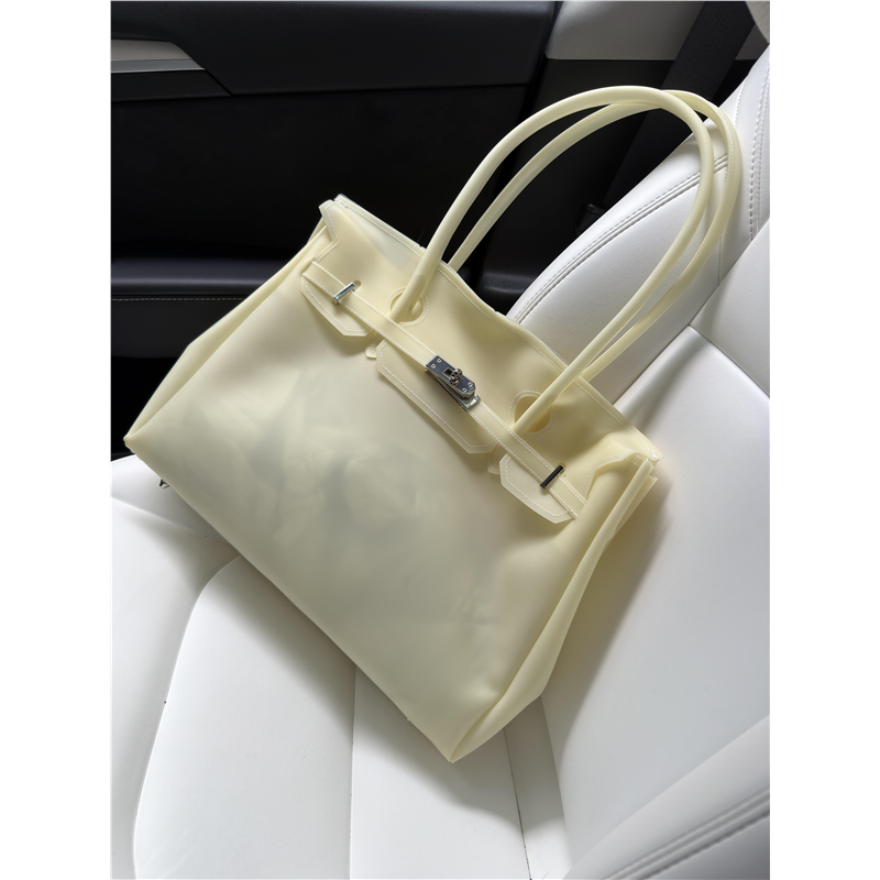 Large Jelly TPU Structured Handbag X3565