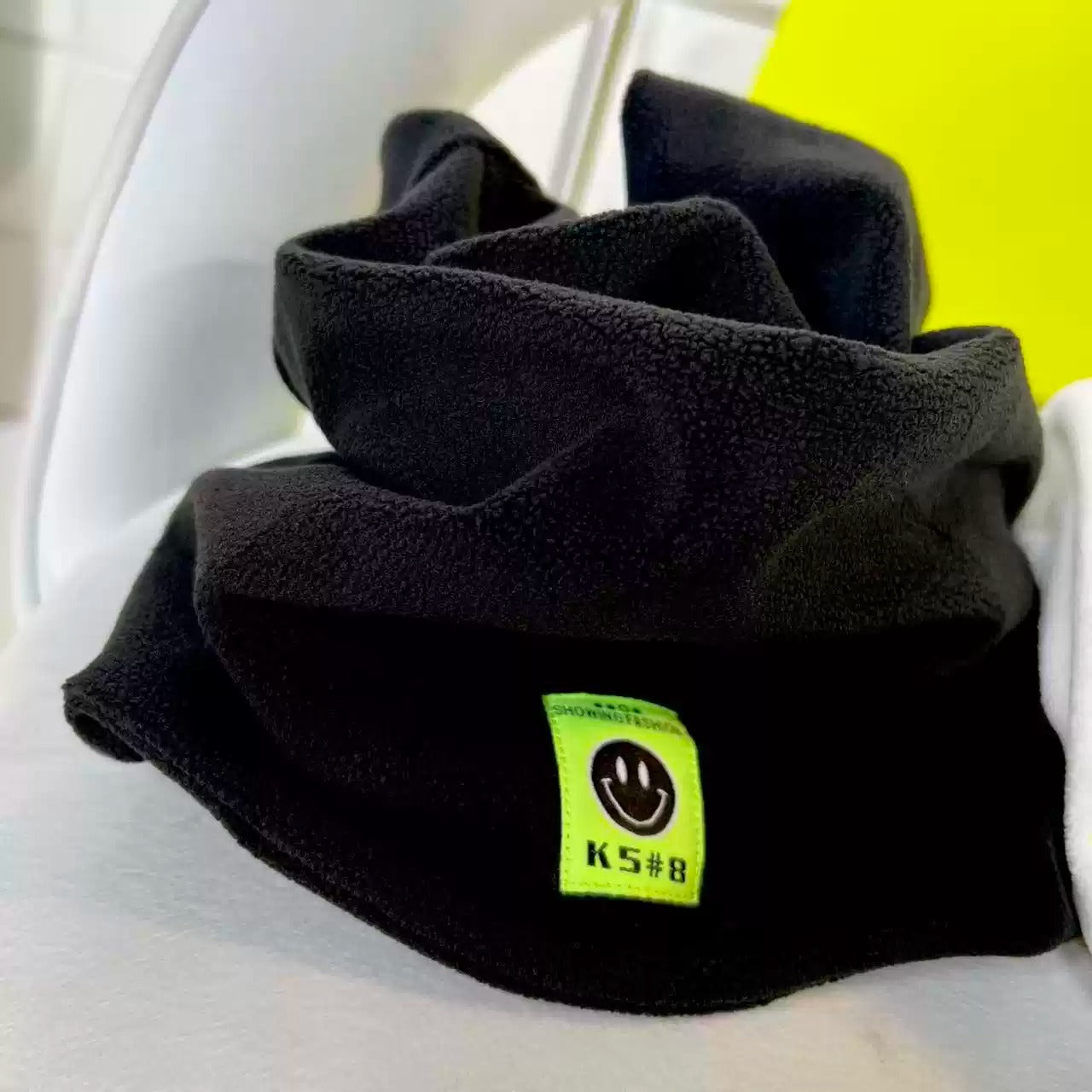 彩色Logo貼片抓絨帽 X3471