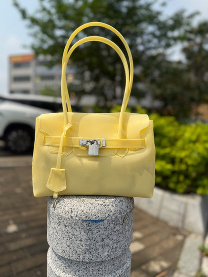 Jelly TPU Charm Handbag X3566