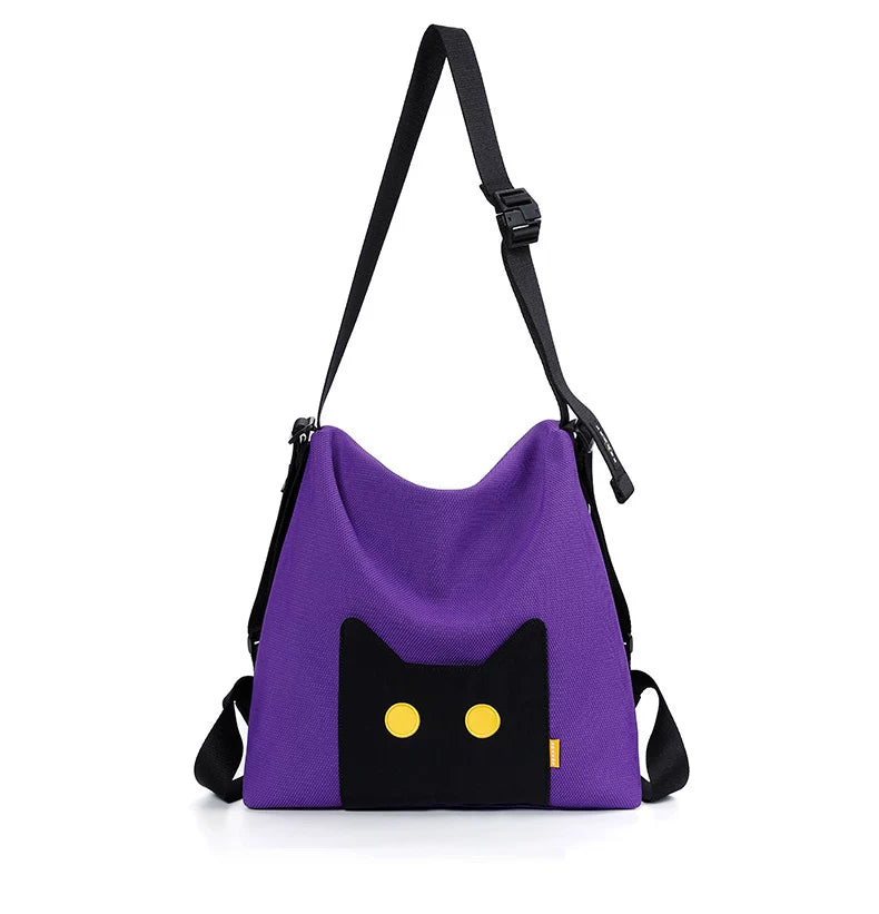 Black Cat 2WAY Tote Backpack　X3534