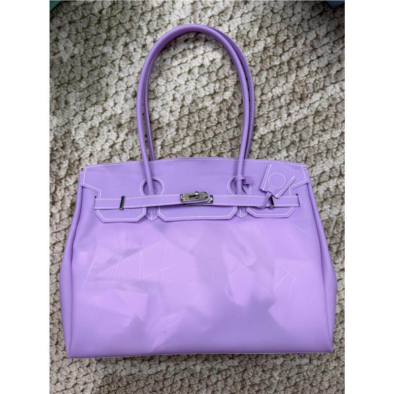 Large Jelly TPU Structured Handbag X3565