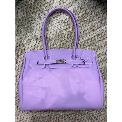 Large Jelly TPU Structured Handbag X3565