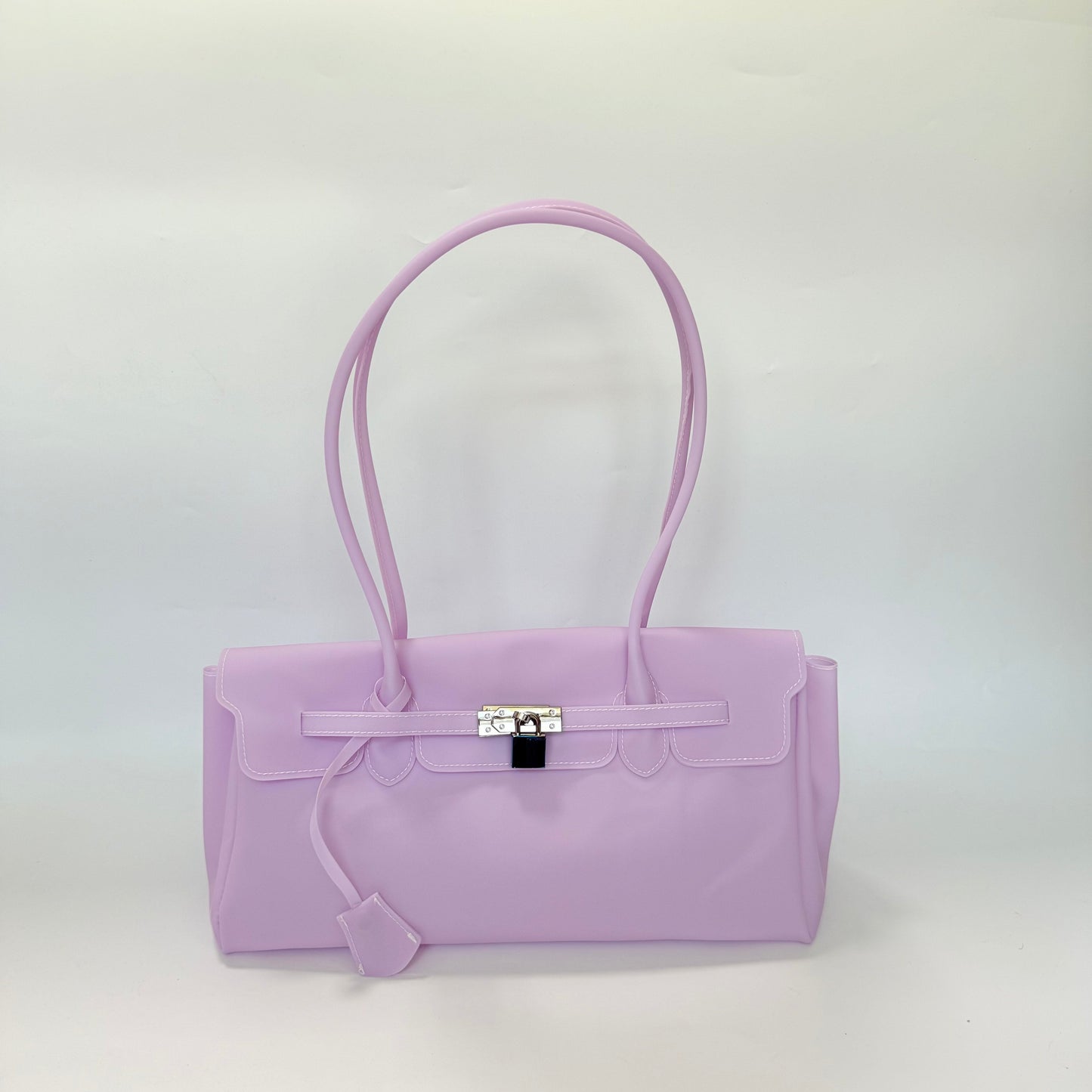 Jelly TPU East-West Padlock Bag X3564