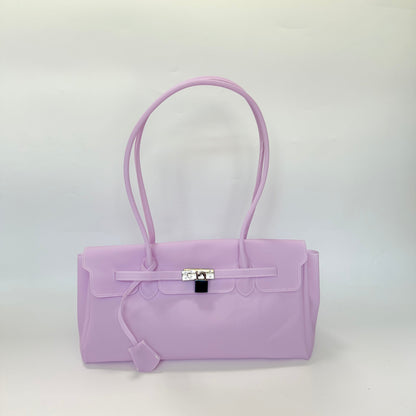 Jelly TPU East-West Padlock Bag X3564